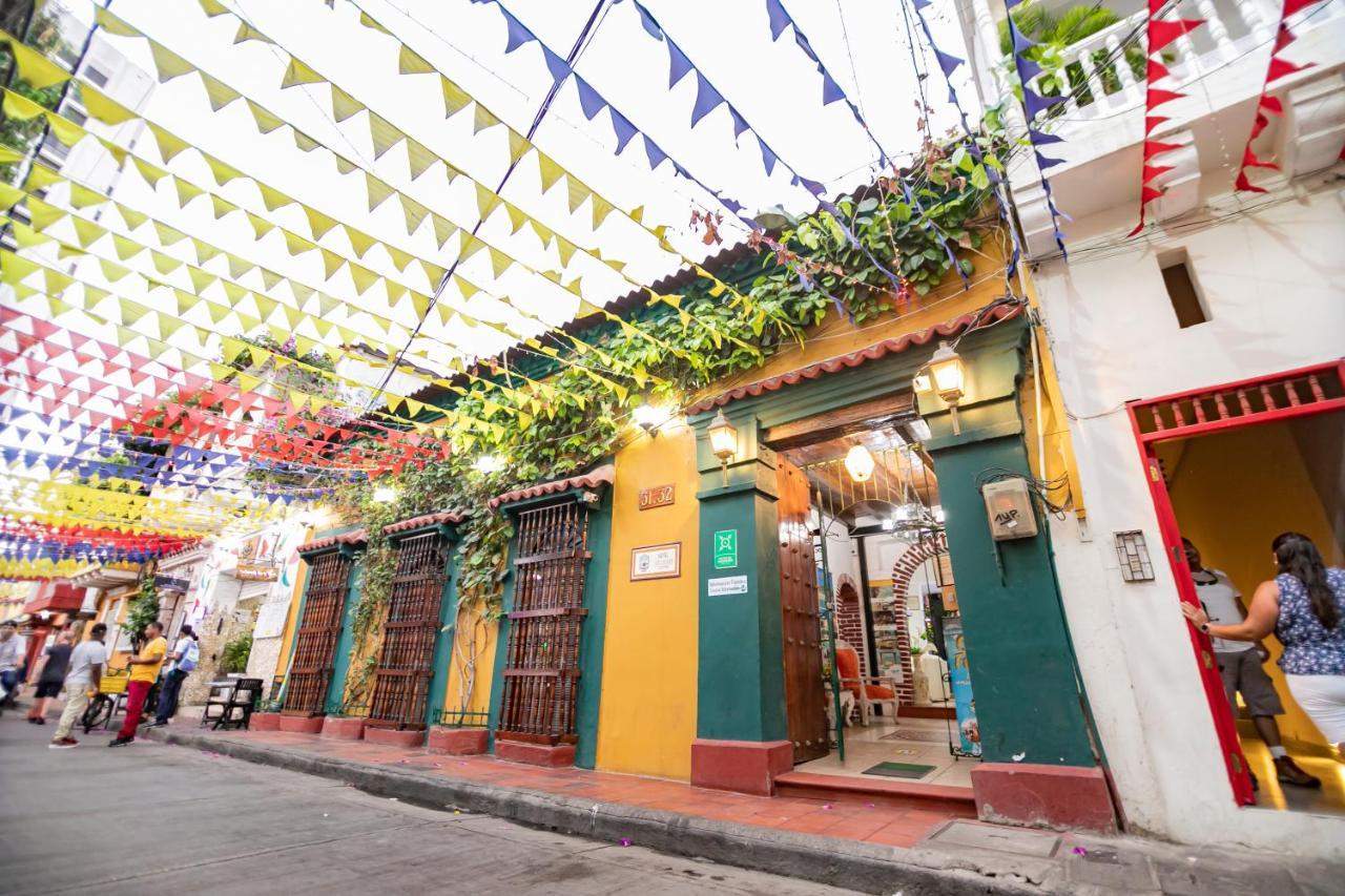 Hotel La Casona De Getsemani Cartagena Eksteriør bilde