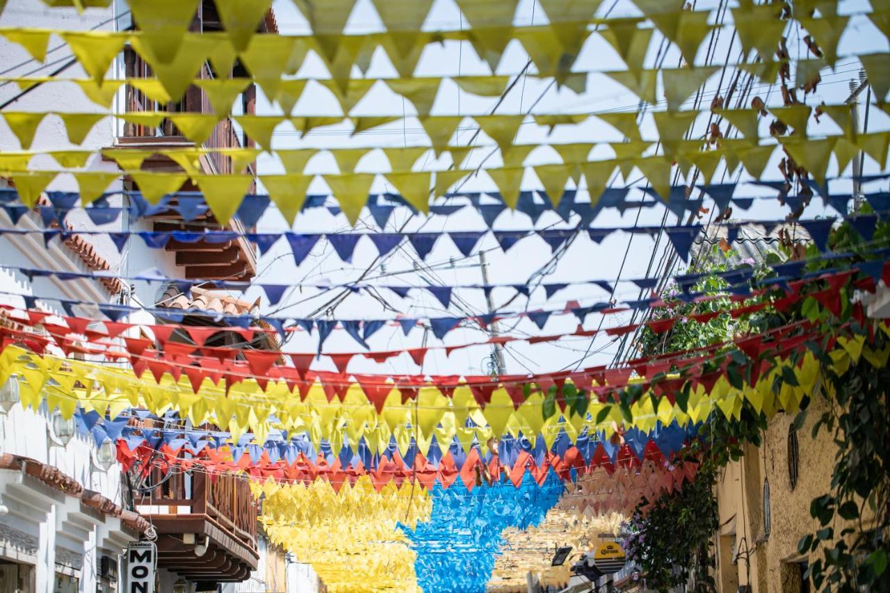 Hotel La Casona De Getsemani Cartagena Eksteriør bilde